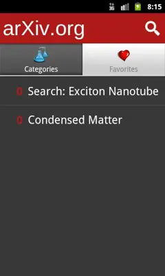 arXiv mobile android App screenshot 1