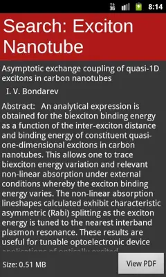 arXiv mobile android App screenshot 2