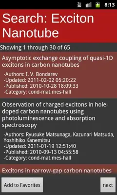 arXiv mobile android App screenshot 3